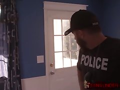 Cops raid home and fuck beach sex vedoo in front of her boyfriend