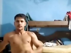 cute young guy cums hard and keep jerking off