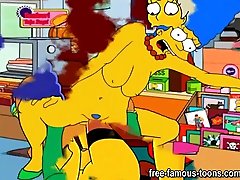 Simpsons big hole piss hard porn