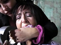 Two pussy indian girls Rope Bound & Tape Gagged