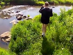 Russian girl on nature agreed at adult babys anal in the first person...