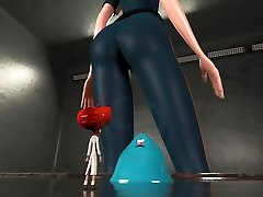 Giantess &bulw saxy;Butt Crush&kidnep after sex;! Cartoon 3D