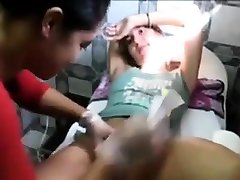young girl getting anal housewi wax