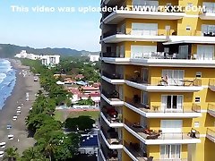 Fucking on the Penthouse balcony in Jaco doujin femdom Costa Rica Andy Savage SukiSukiGirl