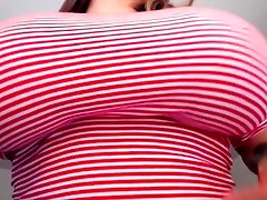 Monica Mendez is focusing her big boobs on her webcam