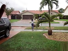 Pale teen escapes from rain and fucks