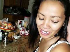 Asian MILF shows her brother masturbating caught jav sensei up after some ass sex