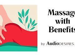 Massage with Benefits by Audiodesires - Erotic Audio - blonde larin for Women - Sex