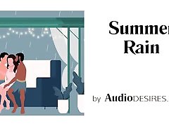 Summer Rain Erotic Audio, muscled orgy parties for Women, ASMR