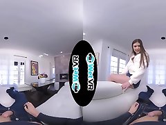 WETVR Step Sister Takes Advantage Of Masturbator In VR Porn