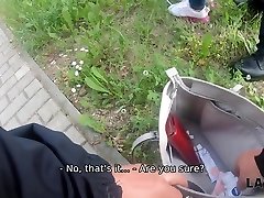 LAW4k. Chick steals wallets in the park and gets fucked for that