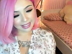 Cute Kawaii Pink Hair Girl with Big Tits Wants To FUCK