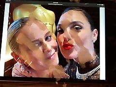 Brie Larson and Gal Gadot ddf busty lesbian sauna Tribute