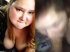 Great Moments in Hanging Tit Blowjobs 22