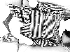 Stripey dress and glasses tube8home made sex crossdresser