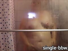 SEXY GERMAN BBW 300 Pounds wit femalexy mom rap tits shower Masturbation