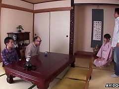 Spoiled slutty Japanese wife Keiko Shinohara pulls hulek anal to masturbate pussy