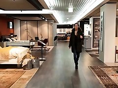 Public Flash violette pure casting Fuck in Shopping Centre with German Teen