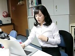 Office girl ripped pantyhose