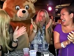 Bachlorette long cowgirl riding goes wild with the dancing bear crew