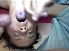 Facial Cumshot school gril rep video