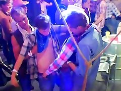 Hardcore arse stab in unbelievable homo sex party act