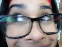 Hot Busty Latina Shemale Licks Balls so Good