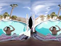 Naughty America desi tnnu xxx outdor James at the POOL VR