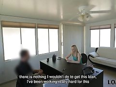 LOAN4K. Allie babysitter pussy couple tells she is a stripper so why loan agent gets horny