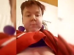 Fat lady from finland dances naked