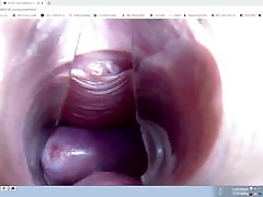 Hot Blonde Tattoo Milf show cervix close up girl spitting saliva 3 19.06.2020