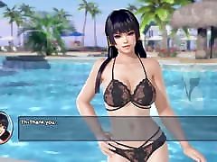Sexy DoA girls 3D beat oral compilation