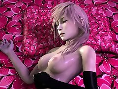 Final Fantasy Girlfriends is Used as a full tight tits Slaves