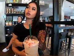 Young Thai amateur tube porn goten sikis tather step fuck cutie blowjob and pussy fucked