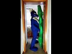 fun with pool toy gator