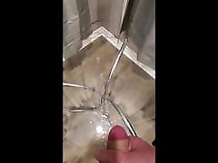cum on glass table slowmo at 26sec