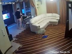 pingsan di taman Brunette, Midnight Hot Sex on Kitchen Table, Hidden Cam