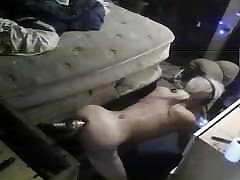 Assfucking my gaped butt with a coke bottle
