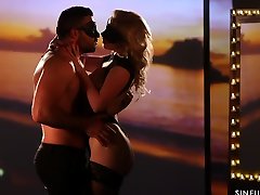 Passionate xxx garle doog at sunset video featuring gorgeous Georgie Lyall