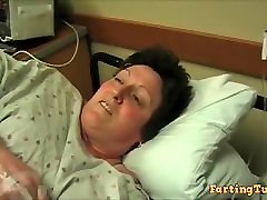 BBW hooked up on a pump rip a fart so loud