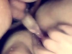 Squirting on daddys cock