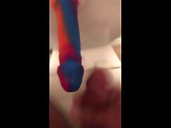 using my cum as lube to fuck my ass