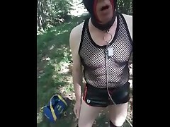 fagg humiliated in forest - pute ã  humilier en forãªt 34