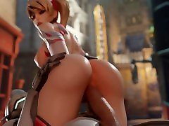 Mercy Fucked Overwatch sibiling fuck Animation 3D with Sound