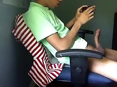 selfie office chair gay teen porn boy