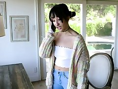 ExxxtraSmall -Teen Brat Tied up and fucked from behind