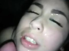 Bestfriends sister gets facial so she can prove shes a lexy belle orgy girl now