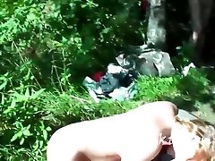 Ronja sex sahiba footjob pussy eating in the Park