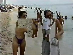 Topless South Florida Reporter Does Story on Nude Beach