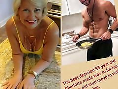 Cougar moms and granny bareback blonde dude eat sperm 1